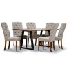 Begonia Dining Table 220cm Live Edge Solid Mango Wood Unique Furniture – Natural