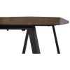 Begonia Dining Table 220cm Live Edge Solid Mango Wood Unique Furniture – Natural