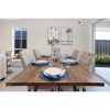 Begonia Dining Table 220cm Live Edge Solid Mango Wood Unique Furniture – Natural
