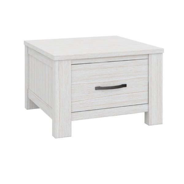 House Lamp Table 60cm Coffee Side Laptop Desk Bedside Sofa End – White