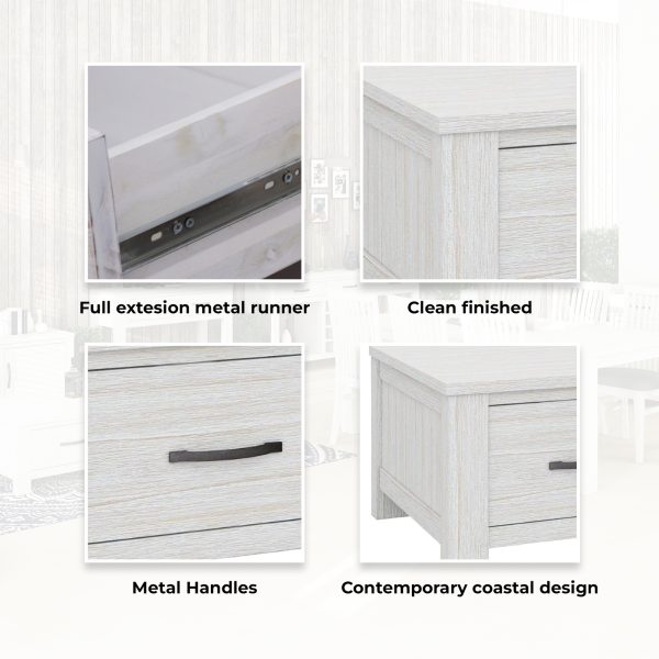 House Lamp Table 60cm Coffee Side Laptop Desk Bedside Sofa End – White