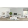 House Lamp Table 60cm Coffee Side Laptop Desk Bedside Sofa End – White