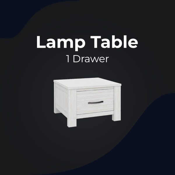House Lamp Table 60cm Coffee Side Laptop Desk Bedside Sofa End – White