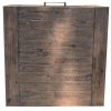 Granbury Lamp Sofa Table 60cm 1 Drawer Solid Acacia Timber Wood – Stone Grey