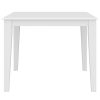 Daisy Dining Table Solid Acacia Timber Wood Hampton Furniture – White – 100x100x77 cm