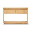 Console Hall Entry Table 119cm Parquet Top Solid Messmate Timber