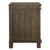 Seminole Bedside Tables 3 Drawers Storage Cabinet Shelf Side End Table – Rustic Grey