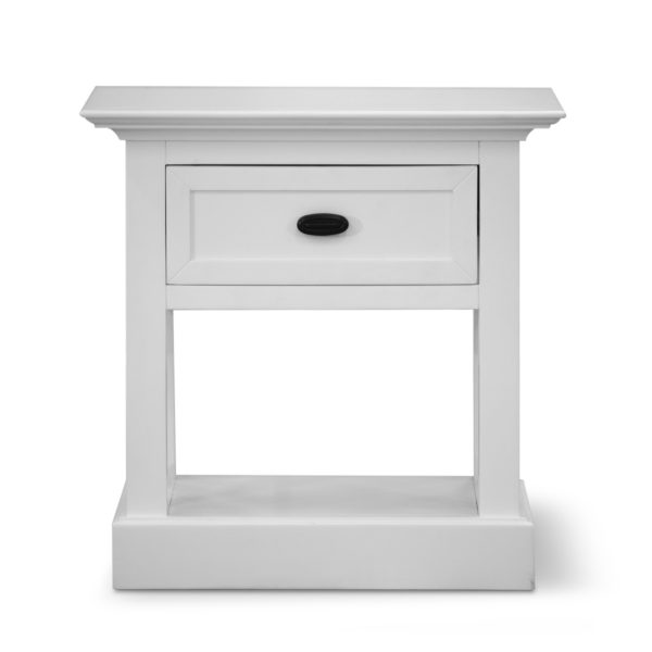 Beechworth Bedside Tables 1 Drawer Storage Cabinet Shelf Side End Table – White