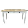 Lavasa Desk Table 140cm 2 Drawers Solid Mango Wood Modern Farmhouse Furniture
