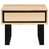 Overlea Aconite Lamp Side Sofa End Table 60cm Solid Messmate Timber Wood – Natural