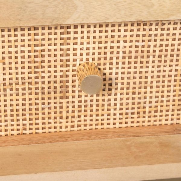 Martina Coffee Table 115cm Solid Mango Timber Wood Rattan Furniture