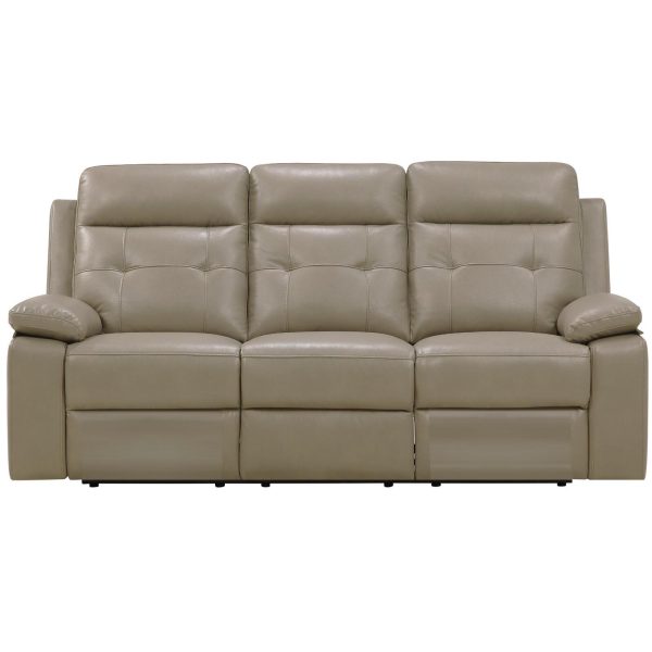 Epping Electric Recliner Sofa Genuine Leather Home Theater Lounge – 3 Seater
