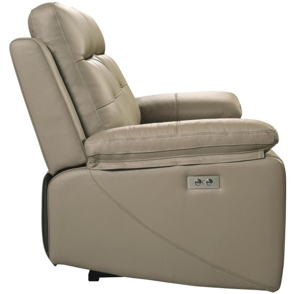 Epping Electric Recliner Sofa Genuine Leather Home Theater Lounge – 2 Seater