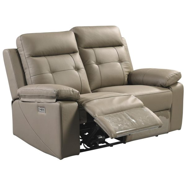 Epping Electric Recliner Sofa Genuine Leather Home Theater Lounge – 2 Seater