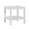 Bohemia Coffee Side Table Laptop Desk Bedside Sofa End Tables Mindi Wood – White