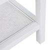Bohemia Coffee Side Table Laptop Desk Bedside Sofa End Tables Mindi Wood – White