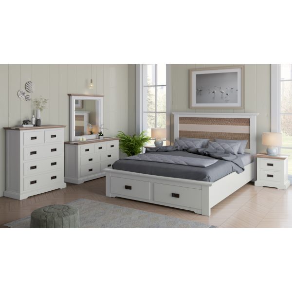 Dresser Mirror 7 Chest of Drawers Tallboy Storage Cabinet – Multi Color