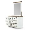 Dresser Mirror 7 Chest of Drawers Tallboy Storage Cabinet – Multi Color