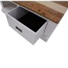 Coffee Table 120cm 1 Drawer Solid Acacia Timber Wood – Multi Color