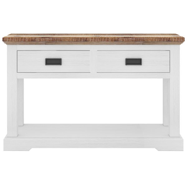 Console Hallway Entry Table 125cm Solid Acacia Timber Wood – Multi Color