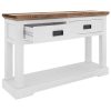 Console Hallway Entry Table 125cm Solid Acacia Timber Wood – Multi Color