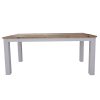 3pc Dining Set Table Bench Solid Acacia Timber – Multi Color – 2m Table/1.7m Bench