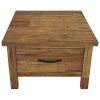 Korora Lamp Table 70cm Coffee Side Laptop Desk Bedside Sofa End – Brown
