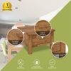 Korora Lamp Table 70cm Coffee Side Laptop Desk Bedside Sofa End – Brown