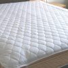 QUILTED MATTRESS PROTECTOR – QUEEN SIZE – – HOTEL QUALITY