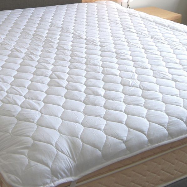 QUILTED MATTRESS PROTECTOR – QUEEN SIZE – – HOTEL QUALITY