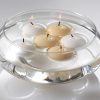 10 Pack of 6 Hour White Floating Candles – 5.8cm diameter – wedding party decoration