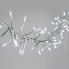 1 Set of 20 LED Plain Artic White Bulb Battery Powered String Lights Christmas Gift Home Wedding Party Bedroom Decoration Table Centrepiece