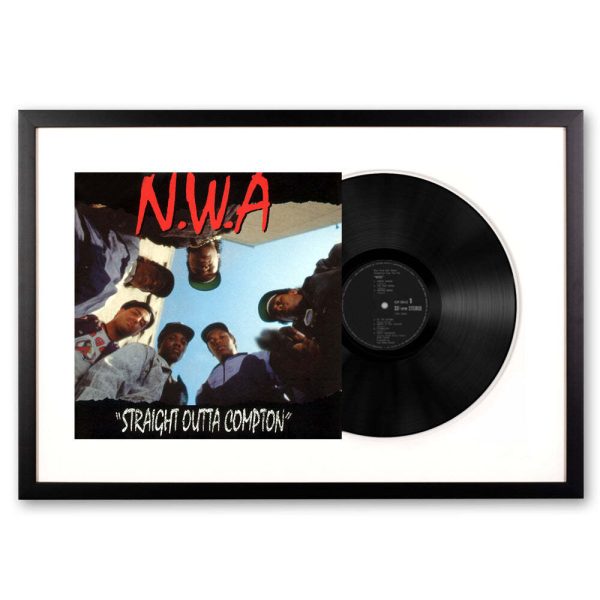 Framed N.W.A. Straight Outta Compton – Vinyl Album Art