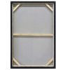 60X90cm Golden Dichotomy Gold Framed Hand Painted Canvas Wall Art