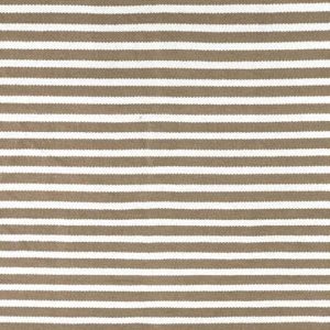 Beige cream striped cotton kilim rug190x250 cm