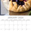 Tasty Vegetarian Recipes – 2024 Square Wall Calendar 16 Months Food Planner Gift