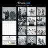 Wrinkly Wit – 2024 Square Wall Calendar 16 Months Funny Planner New Year Gift