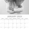 Wrinkly Wit – 2024 Square Wall Calendar 16 Months Funny Planner New Year Gift