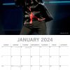 Rolling Stones – 2024 Square Wall Calendar 16 Months Planner Xmas New Year Gift