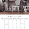Shabby Chic – 2024 Square Wall Calendar 16 Month Lifestyle Planner New Year Gift