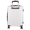 Hardshell 3-Piece Luggage Bag Travel Carry On Suitcase – White