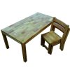 Rubberwood Rectangle Table 120