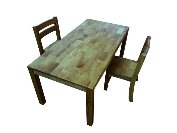Rubberwood Rectangle Table 120