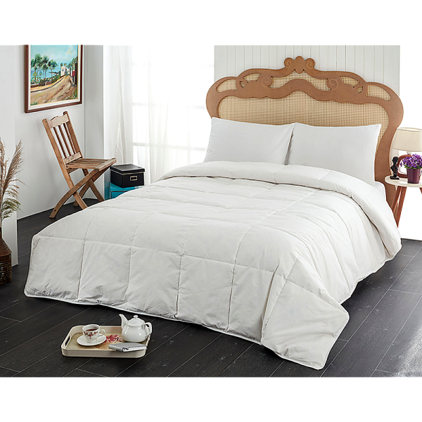 100% White Goose Feather Duvet / Quilt – DOUBLE