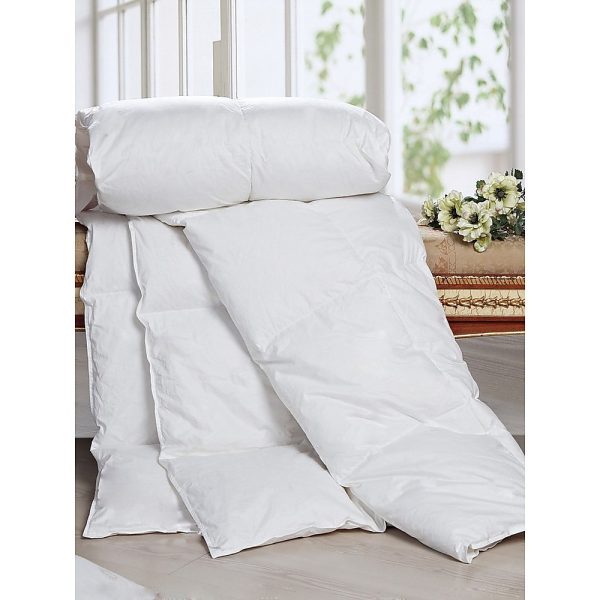 100% White Goose Feather Duvet / Quilt – DOUBLE