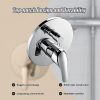 Chrome Bathroom Shower Wall Mixer Diverter w/ WaterMark