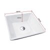 Bathroom Ceramic Rectangular Above Countertop Basin for Vanity