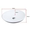 Bathroom Ceramic Oval Above Countertop Basin for Vanity