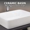 Above Counter Bathroom Vanity Ceramic Basin – Square
