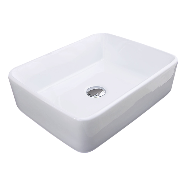 Above Counter Bathroom Vanity Ceramic Basin – Square